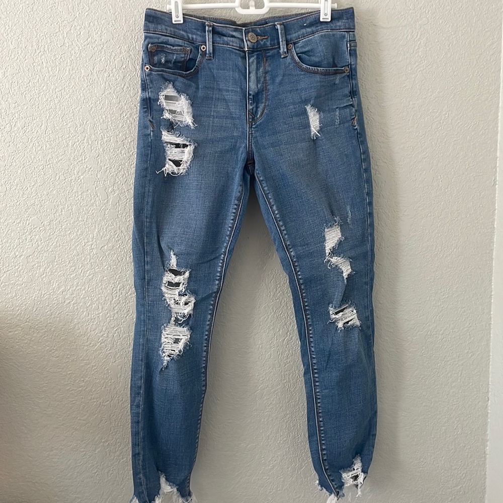 Express Stretch+ Distressed Jeans